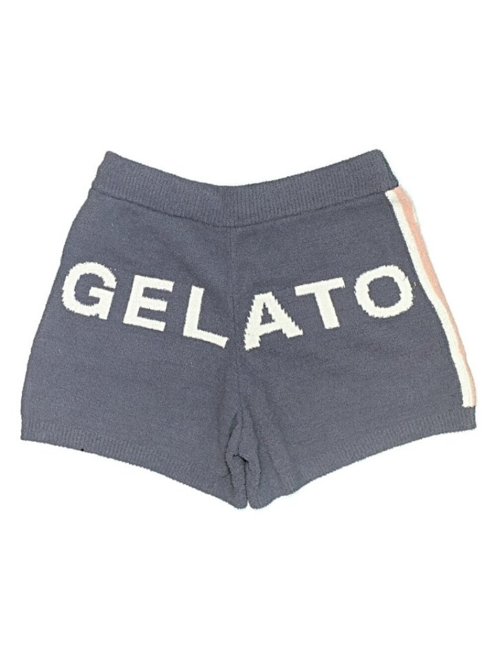 Gelato Pique "Pique" Soft Fuzzy Shorts in Gray (One Size)